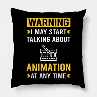 Warning Animation Pillow