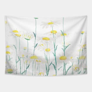 white daisy branch vertical 2020 Tapestry