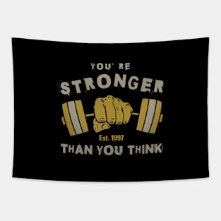 stronger than you think, workout Tapestry