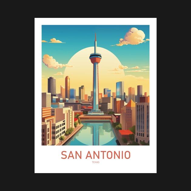 SAN ANTONIO by MarkedArtPrints