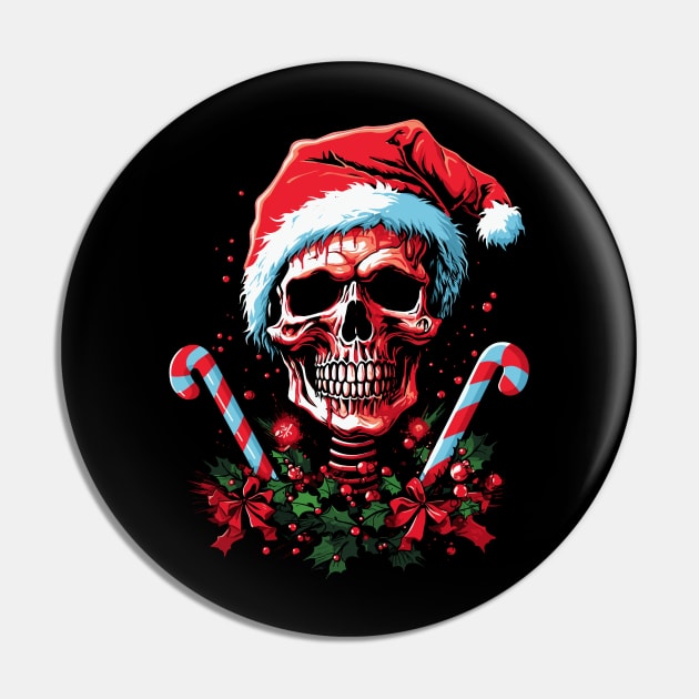 christmas skull santa scary design Pin by legend