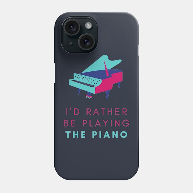 Piano player - funny design Phone Case by Be BOLD