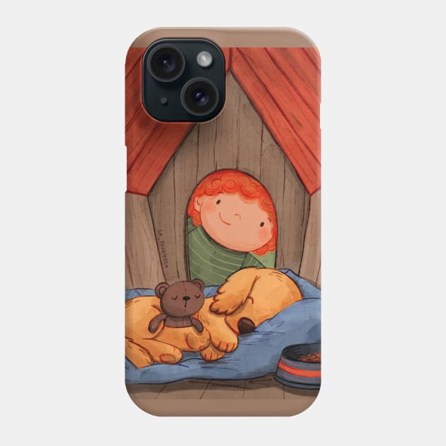 Sleeping dog Phone Case by LeFacciotte