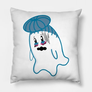 Little Ghost Watery Pillow