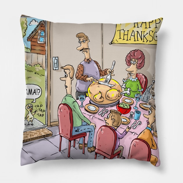 Turkey Kids Pillow by macccc8