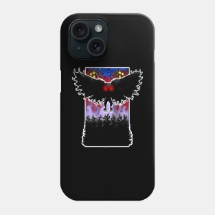 Mothman West Virginia Wing Humanoid Moth Retro Vintage Phone Case