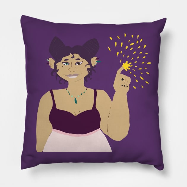 Magic Touch Pillow by SarahTheLuna