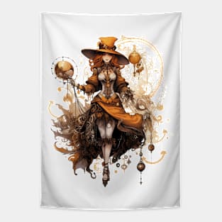 Steampunk Witch #9 Tapestry