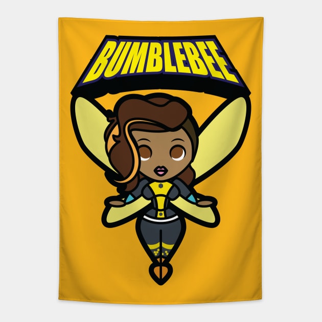 DC Super Hero Girls Bumblebee Tooniefied Tapestry by Tooniefied