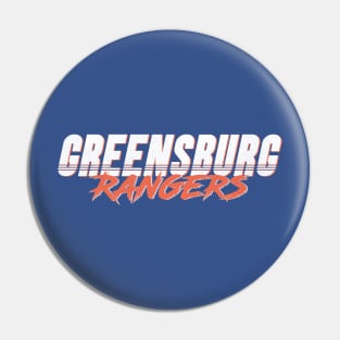 Greensburg Rangers 80s Style Pin