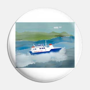 Shetland Inter-Island Ferry Pin