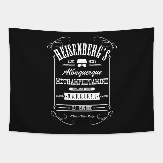 Breaking bad Heisenberg Shirt Tapestry by markmurphycreative