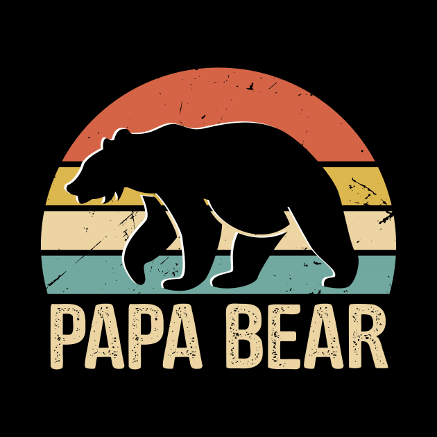 Dad Bear Birthday Gift For Papa by stonefruit