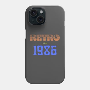 Retro Birthyear 1986 Phone Case
