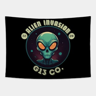 Alien Invasion Tapestry