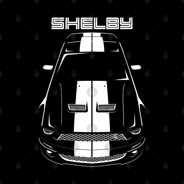 Ford Mustang Shelby GT500 2007-2009 - White Stripes by V8social