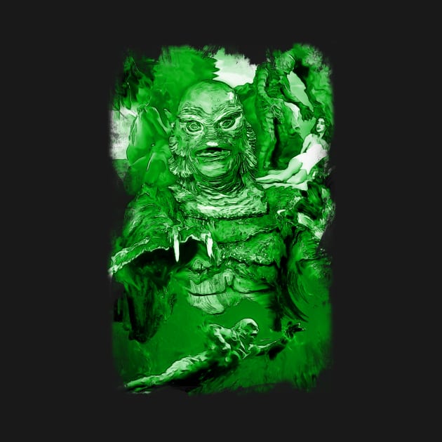 The Creature from the Black Lagoon by xenomorphicpress