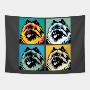 Keeshond Pop Art - Dog Lovers Tapestry