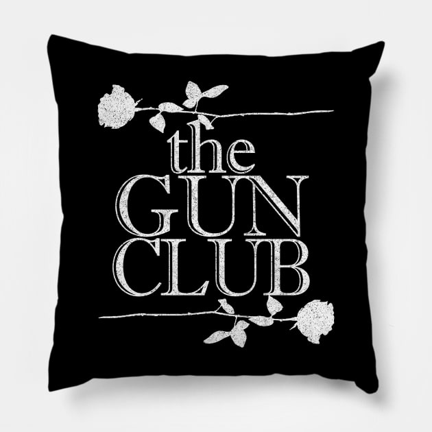 The Gun Club - Retro Styled Fan Art Design Pillow by DankFutura
