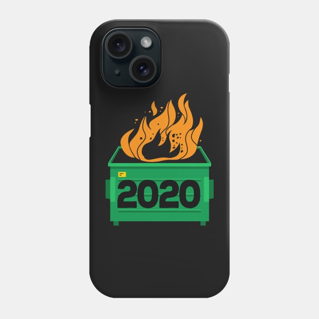 2020 Dumpster Fire - Everything Sucks Phone Case by TextTees