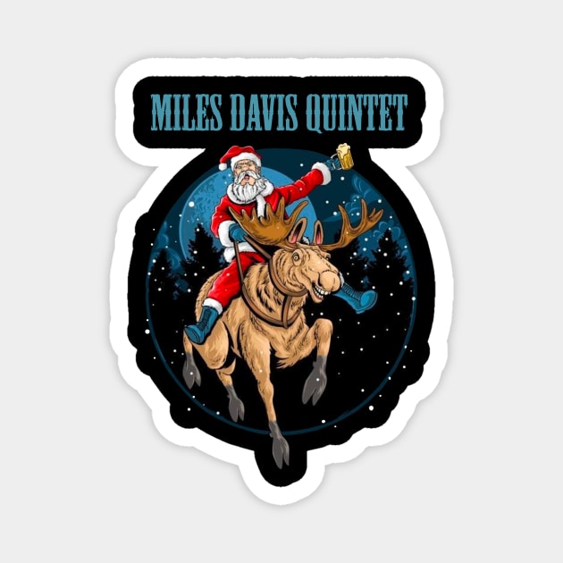 MILES DAVIS QUINTET BAND XMAS Magnet by a.rialrizal