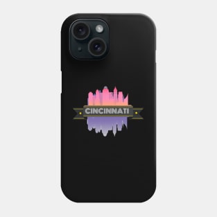 CINCINNATI city skyline Phone Case