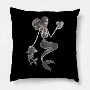 Mermaid skull. Pillow