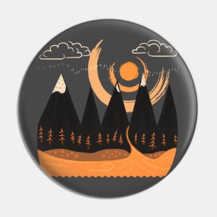 Sunny Mountain Pass Pin