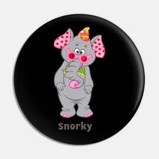 snorky the elephant Pin