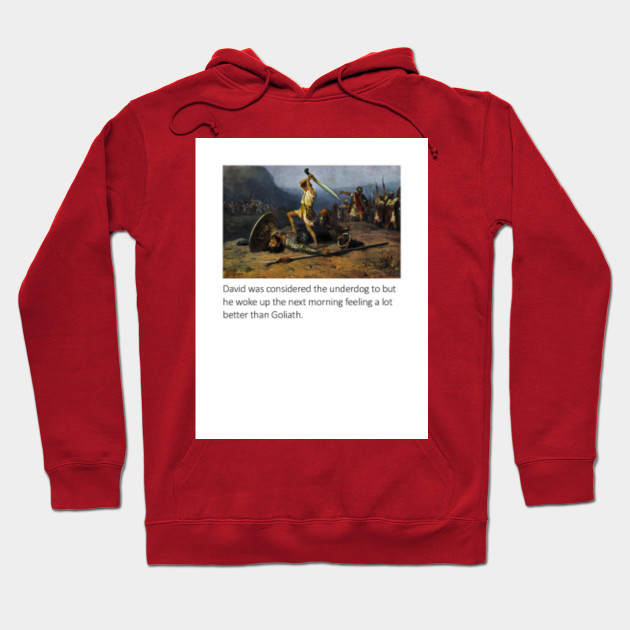 david and goliath hoodie