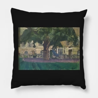 clarence gardens camden town - Walter Sickert Pillow