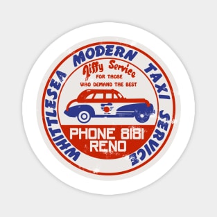 Vintage Whittlesea Modern Taxi Service Magnet