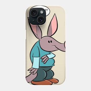 Sound advice from Barney Aardvark Phone Case