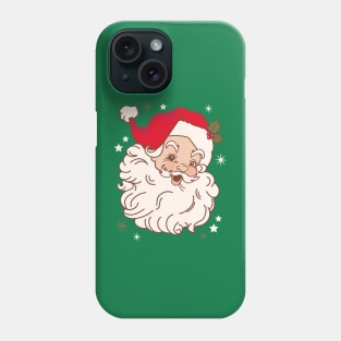 Retro Santa Claus Mid Century Modern Phone Case