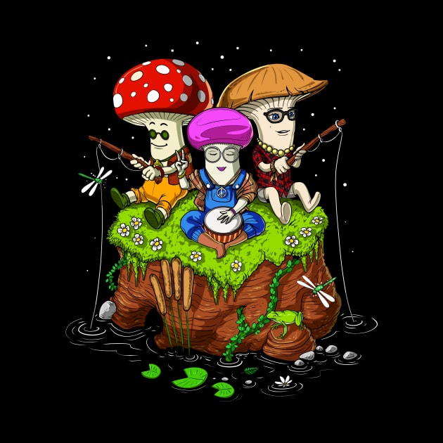 Hippie Magic Mushrooms by underheaven