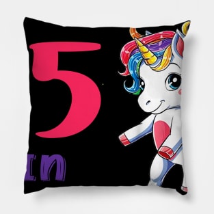 I Turned 15 in quarantine Cute Unicorn Pillow