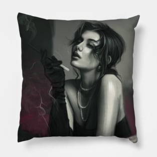 Lady vintage Pillow