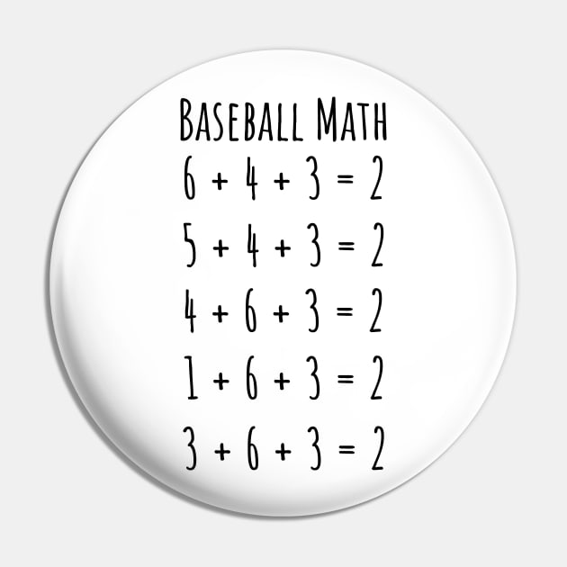 Funny Baseball Math Shirt