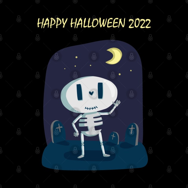 Happy Skeleton - Happy Halloween 2022 by SPAZE