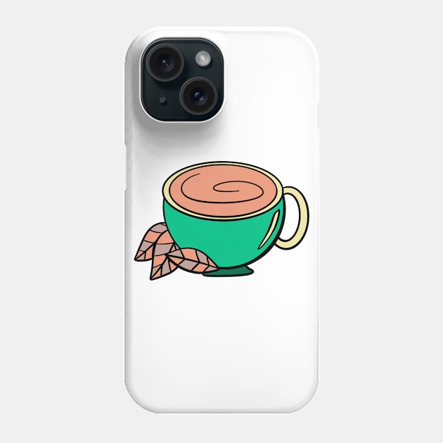 Cup of Tea Phone Case by Kelly Louise Art