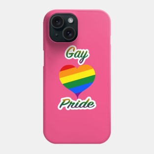 Gay Pride  Rainbow Heart Phone Case