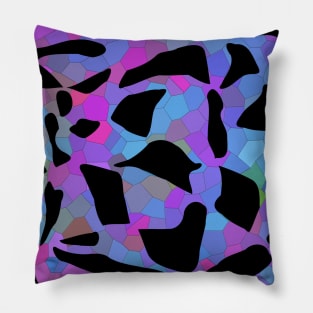 Silhouette Design Abstract Maze Geometric Abstract Colours Pillow