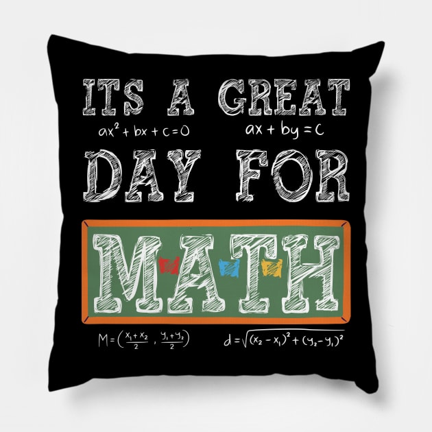 Math Teacher Pillow by Xtian Dela ✅