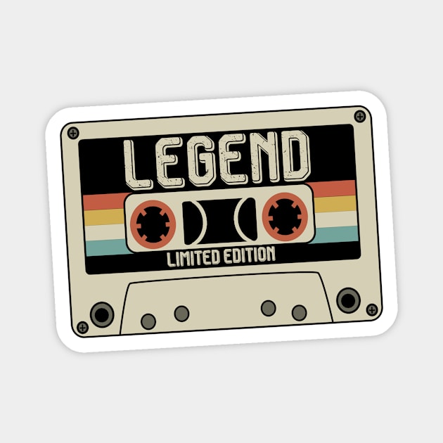 Legend - Limited Edition - Vintage Style Magnet by Debbie Art