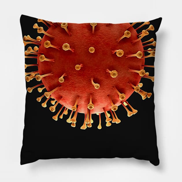 Coronavirus Pillow by Hizat