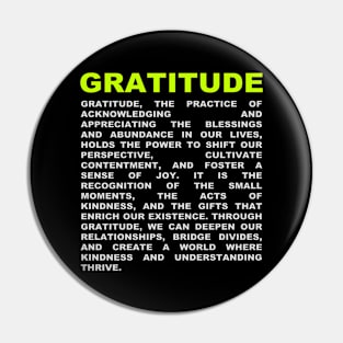 Gratitude Pin