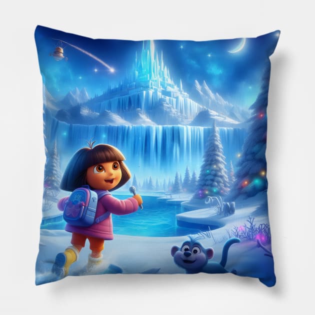 Kids Fashion: Explore the Magic of Cartoons and Enchanting Styles for Children Pillow by insaneLEDP