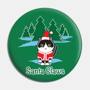 Santa Claws Pin