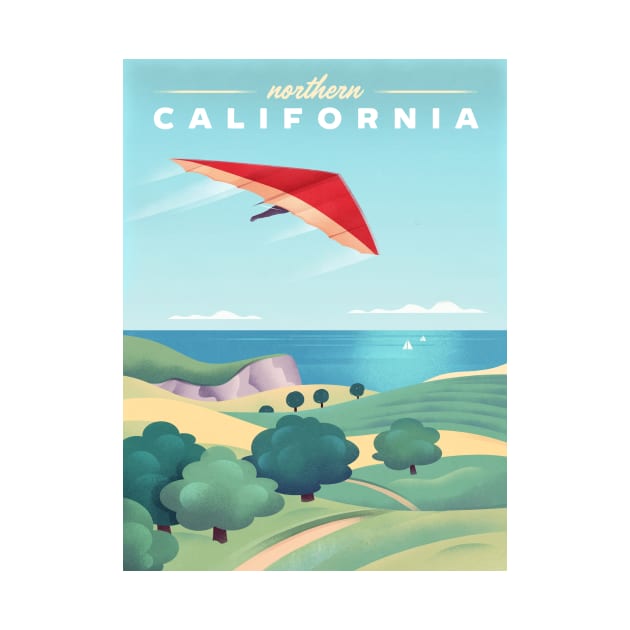 Northern California by WickIllustration