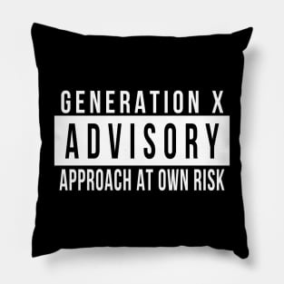 Gen X Advisory Pillow